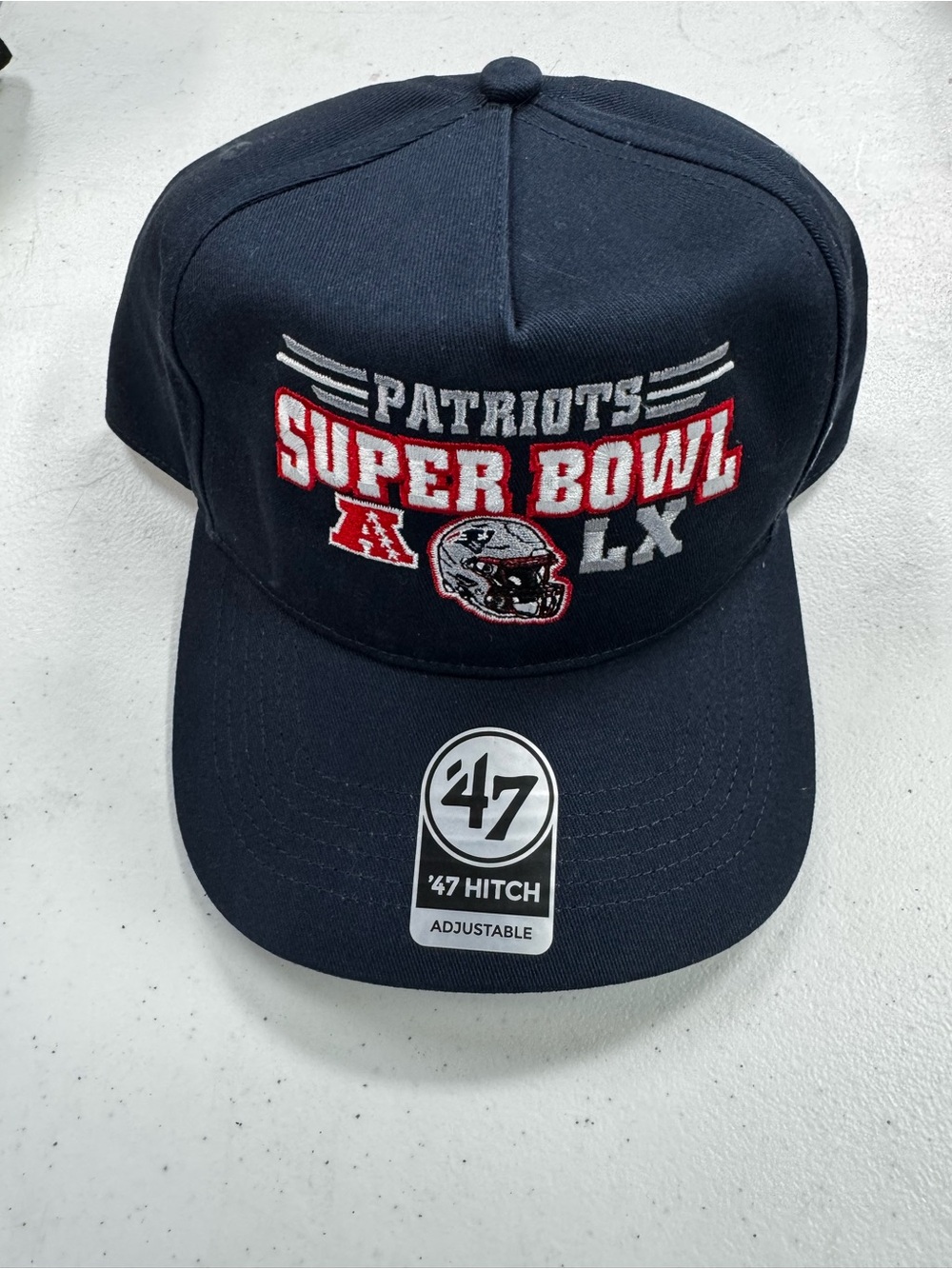 47 Brand New England Patriots Navy Super Bowl LX Adjustable Hat